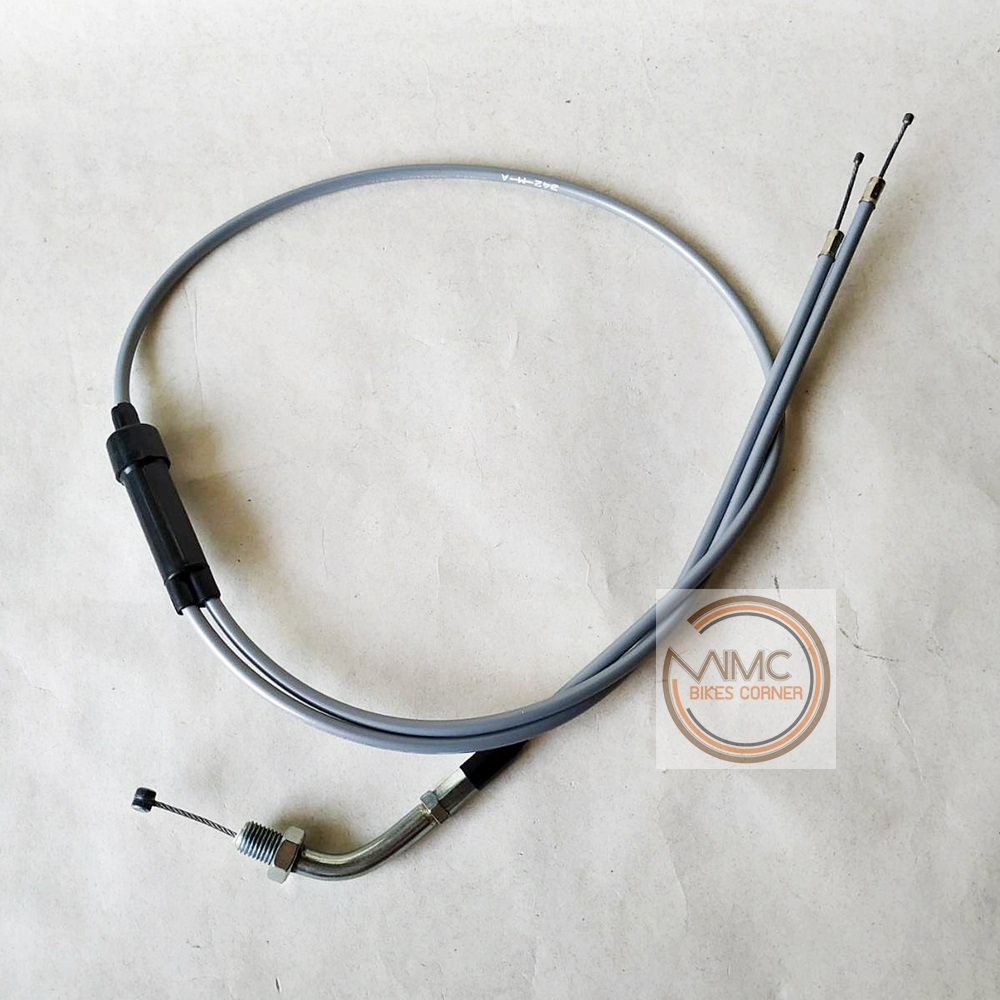 *สินค้าพร้อมจัดส่ง* สายเร่ง สายเร่งชุด สายเร่งคู่ สำหรับ CB175K3 - CB175K6 (H-TC-0003) สายสีเทา งานใ