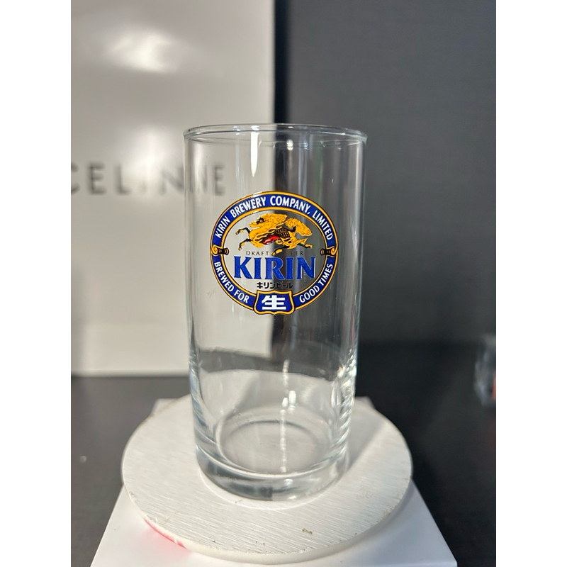 แก้วช็อต แก้วสะสม  ! Kirin แก้วเบียร์ญี่ปุ่นทรงสูง แบรนด์ Kirin แก้วคิริน จากญี่ปุ่น