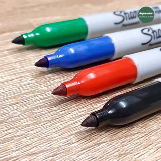 ปากกามาร์คเกอร์ Sharpie Marker - Fine ดำ/แดง/น้ำเงิน/เขียว