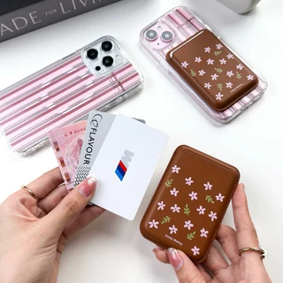 [i17] พร้อมส่ง💖 T12S56 เคสชาร์จไร้สาย+กระเป๋าใส่บัตร Wallet [ได้ทั้งเซต]🍧 เคสแม่เหล็ก เคสไอโฟน สำหรับ iPhone11-17Promax