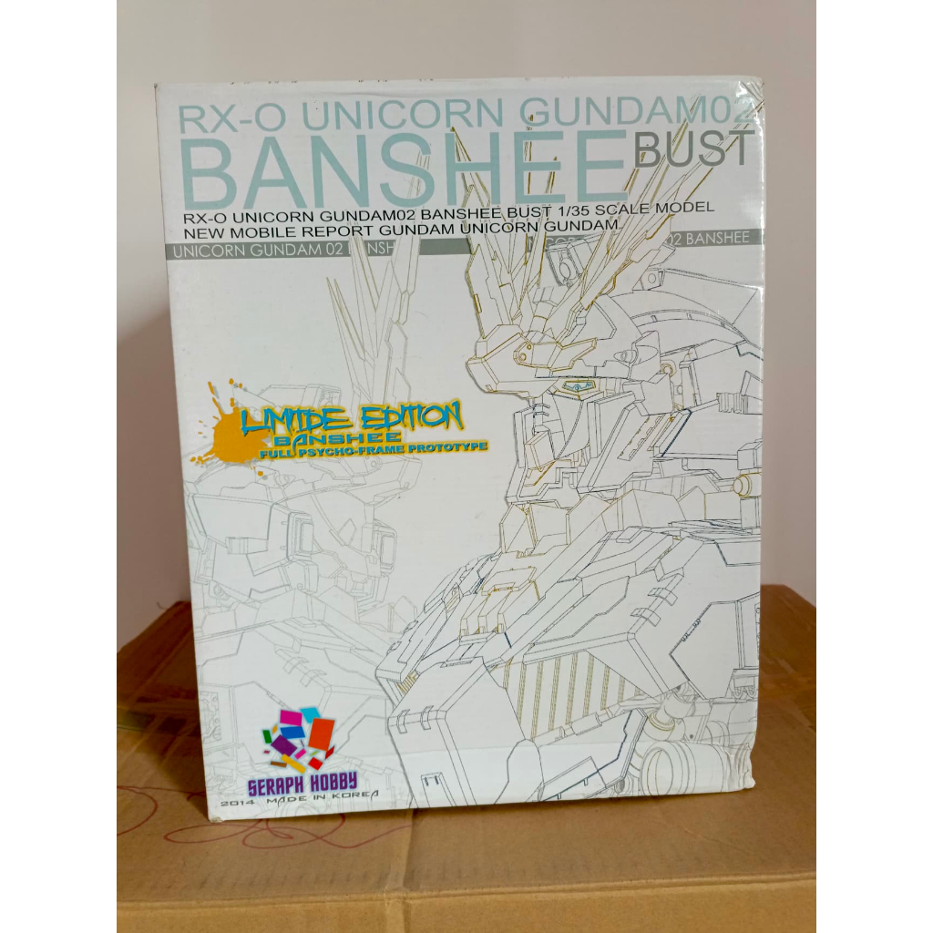 1/35 Display Head RX-O Unicorn Banshee Bust