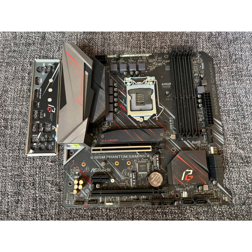 1151V2 ASROCK B365M PHANTOM GAMING 4 พร้อมฝาหลัง
