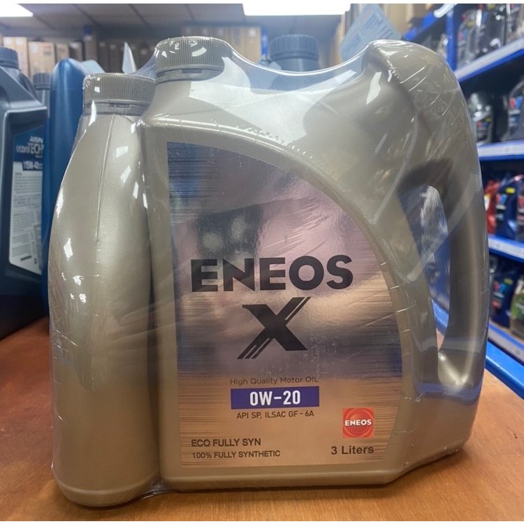 ENEOS ECO FULLY Syn 0W-20 - เอเนออส อีโค่ ฟูลลี่ซิน 0W-20 น้ำมันเครื่องยนต์เบนซินสังเคราะห์แท้ 100% ขนาด 3L+1L