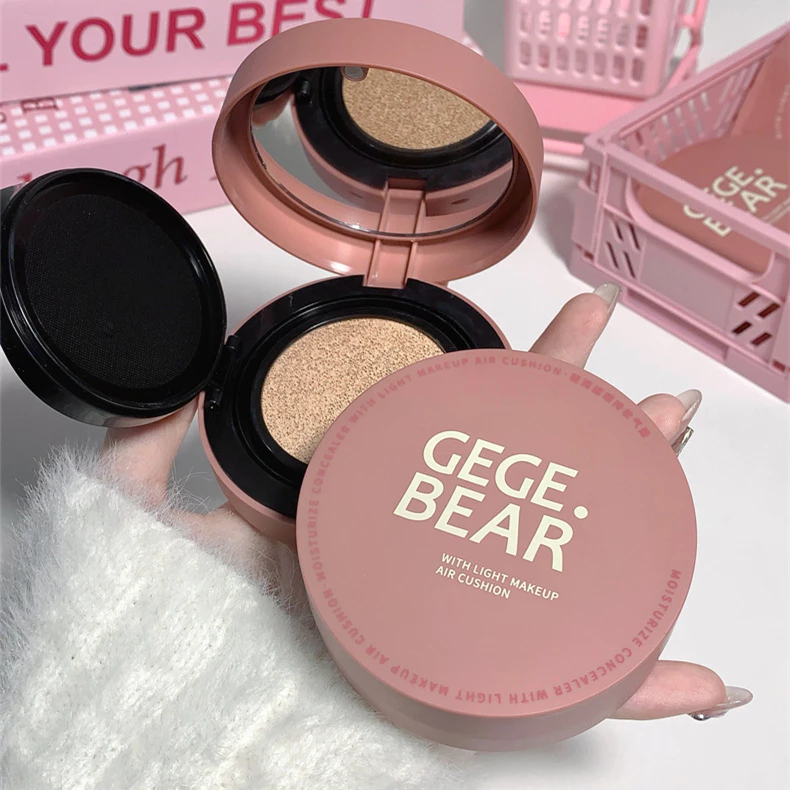 【รีฟิลฟรี】Gege Bear คุชชั่น Air Cushion เบาและชื้น คุมมัน เคลือบ หน้าใส ติดทนนานกันน้ำ ปกปิด กันเหงื่อ ให้ความชุ่มชื้น
