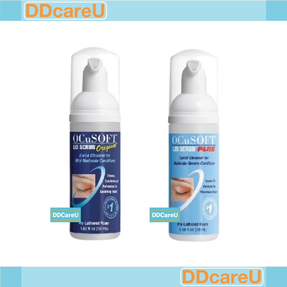OCuSOFT Lid Scrub Original 50 ml/OCuSOFT Lid Scrub Plus 50 ml ผลิตภัณฑ์ทำความสะอาดขอบตาอันดับหนึ่งจา