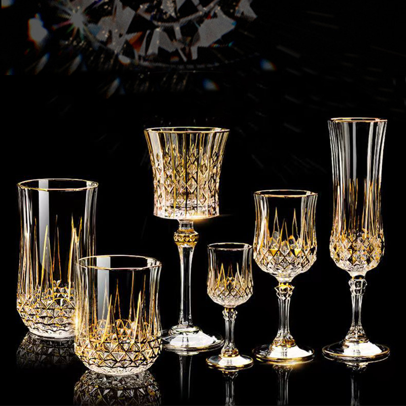 แก้วไวน์ แก้วไวน์สวยๆคริสตัลโนเบิลที่สวยงาม Whiskey Glass