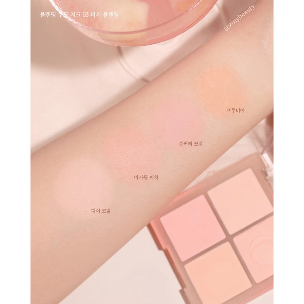 ของแท้>>ส่งด่วน  Dasique Blending Mood Cheek พาเลทบลัชออน thumbnail 9