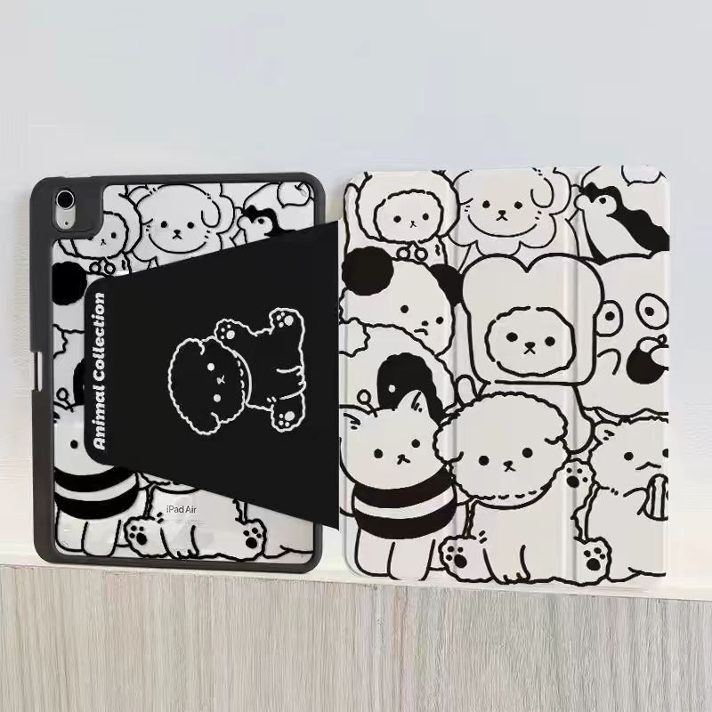 เคสไอแพด ลายการ์ตูน หมุนได้ 360 gen10 Pro11 2018-2022 Air4/510.9 2020 10.2 Gen9 Gen8 Gen7 เคสไอแพดเจน 9 มีช่องใส่ปากกา