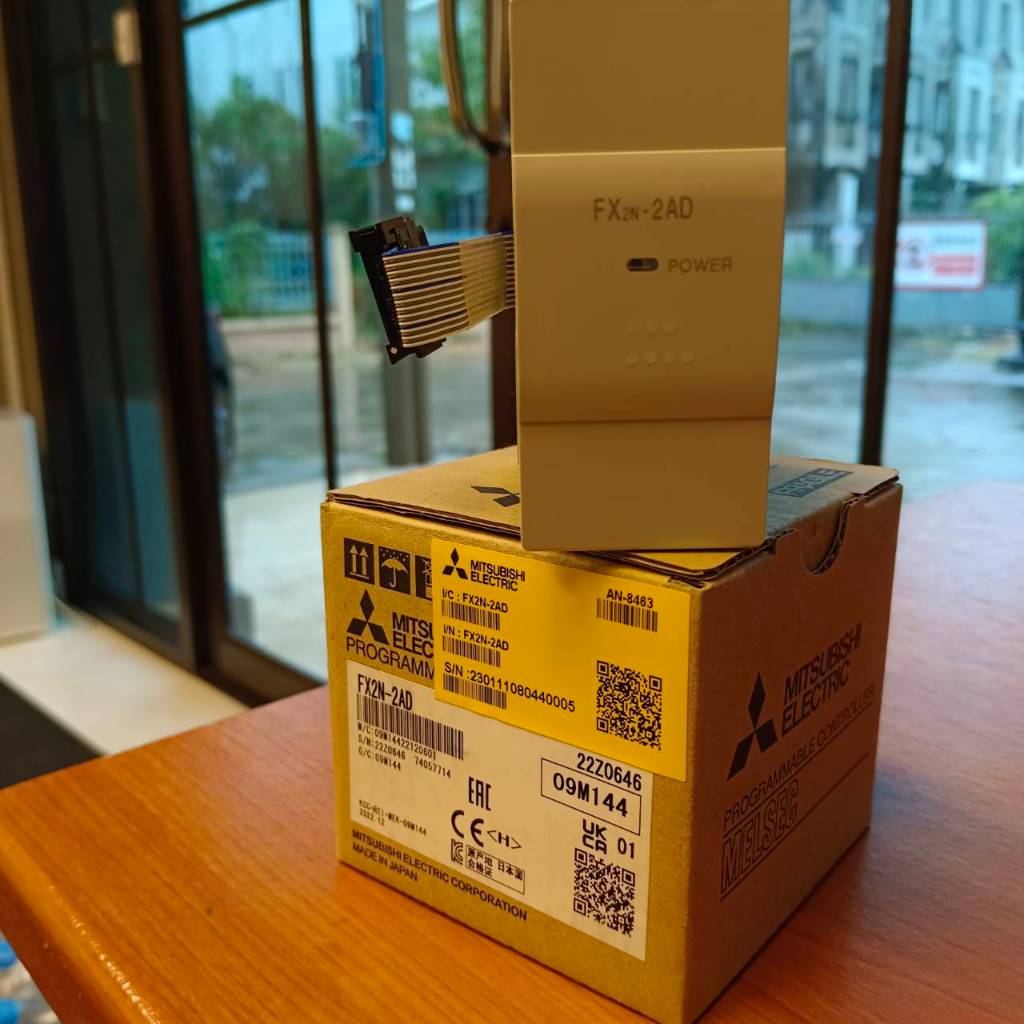 FX2N-2AD PLC, FX2N Analog input module; 12 bit; 2 analog inputs