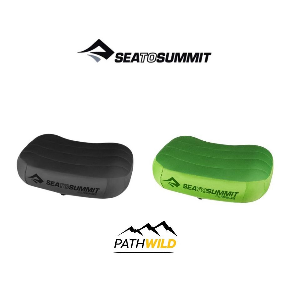 SEA TO SUMMIT AEROS PREMIUM PILLOW หมอนเป่าลม พับเก็บได้เล็ก น้ำหนักเบา พกพาสะดวก เป่าง่าย