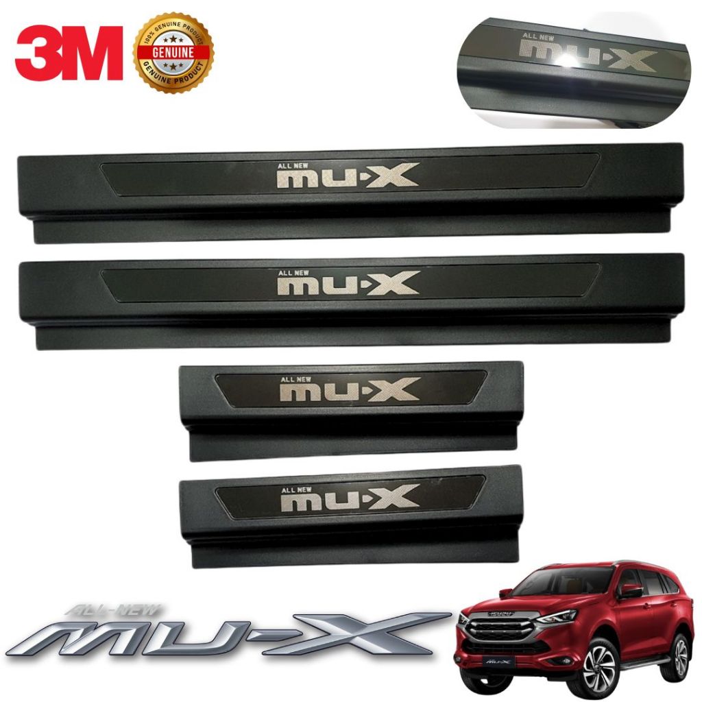 ชายบันไดสีดำ สคลัพเพลท อีซูซุ มิว-เอ็กซ์ 2021-2024 All New ISUZU MU-X 1.9 Active/Luxury/Ultimate 2021-2024