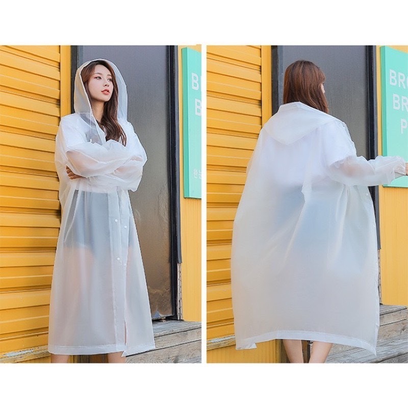 เสื้อกันฝนแขนยาว มีฮู้ด ขนาดผู้ใหญ่ Y77
