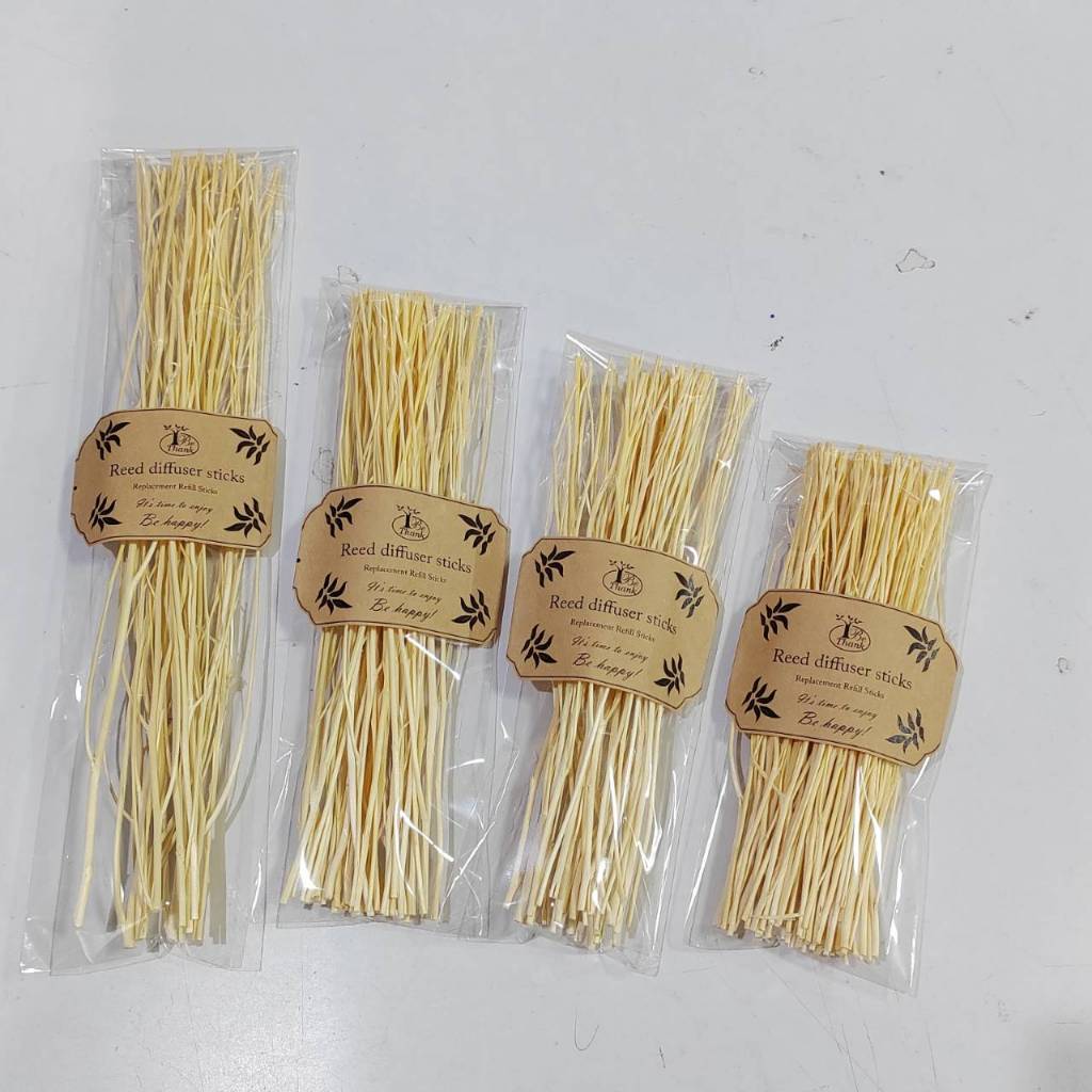 (10 g. /1 แพค) ก้านไม้กระจายกลิ่น ก้านไม้งา ก้านไม้หอม ก้านยาว 7/8/9/10/12 นิ้ว Reed Diffuser Sticks ... ราคาถูก