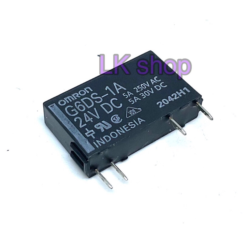 G6DS-1A 24VDC OMRON 4ขา หน้าคอนแทค 5A250VAC 5A30VDC(ของใหม่) พร้อมส่ง ออกบิลได้