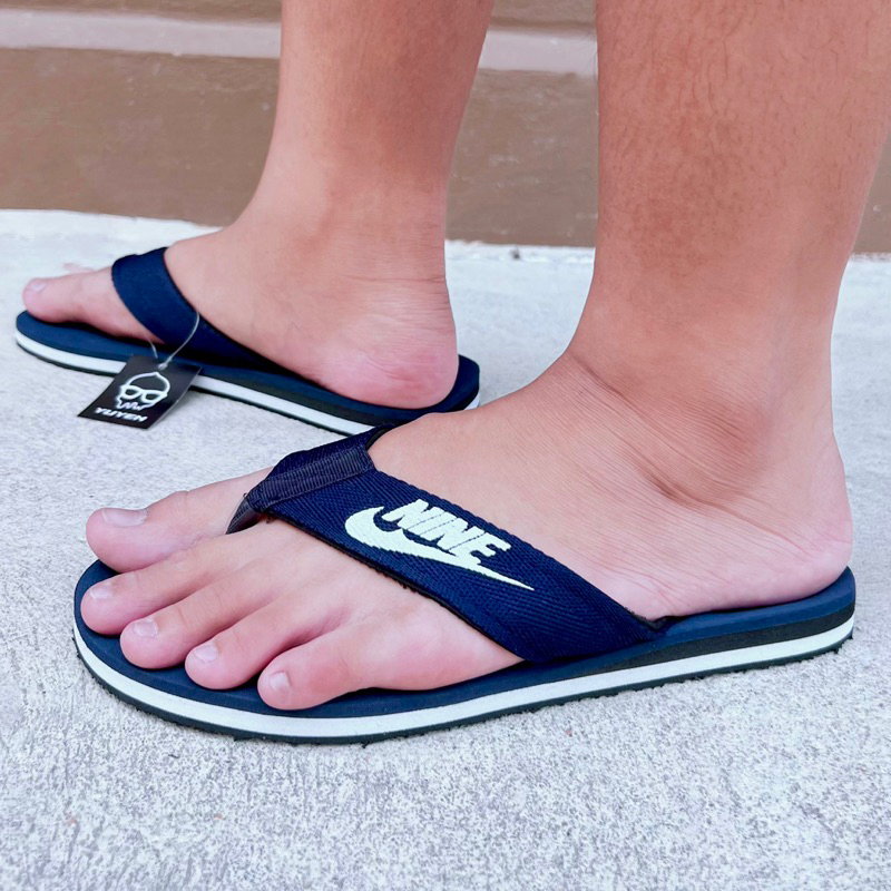 สีดำ กรม น้ำตาล รองเท้าแตะNine พื้นโฟม หูคีบ Size8-11 พร้อมส่งจากไทยต