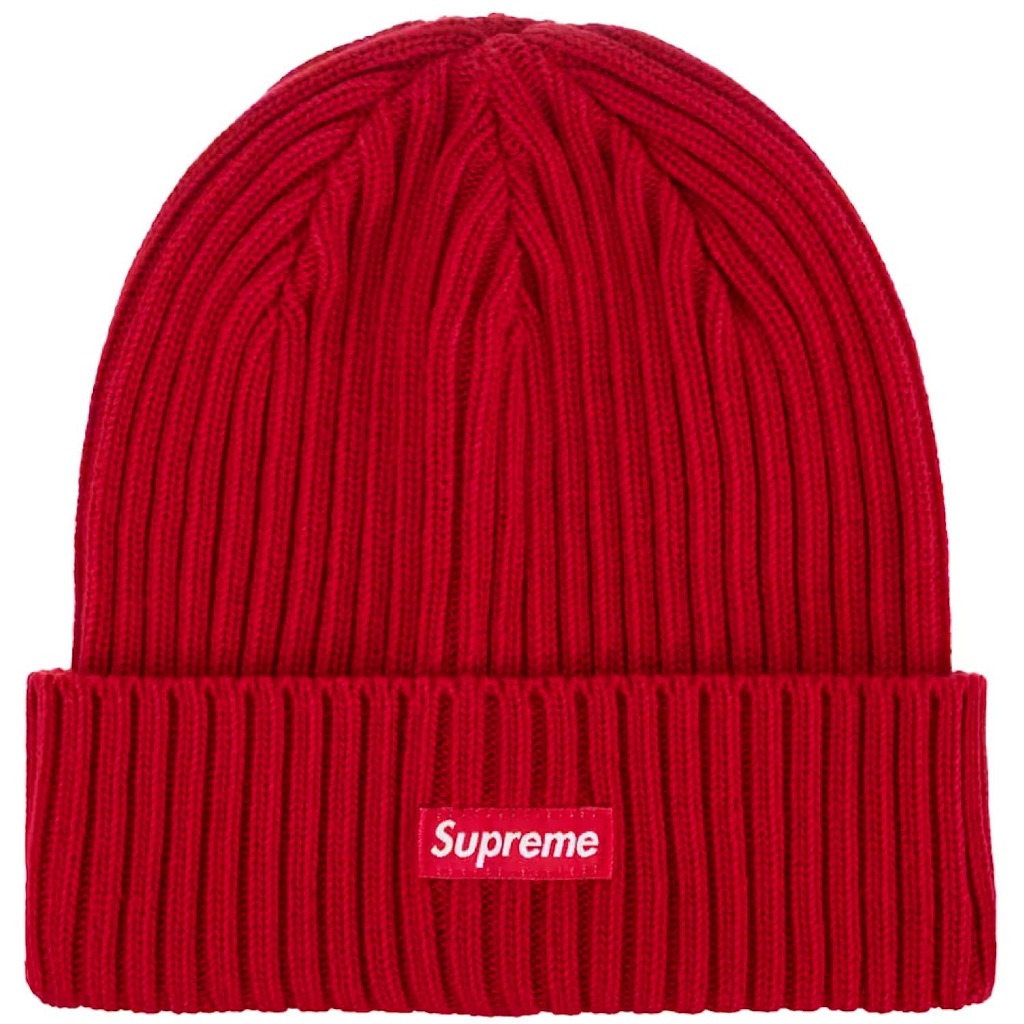 SUPREME OVERDYED BEANIE SS24 - RED