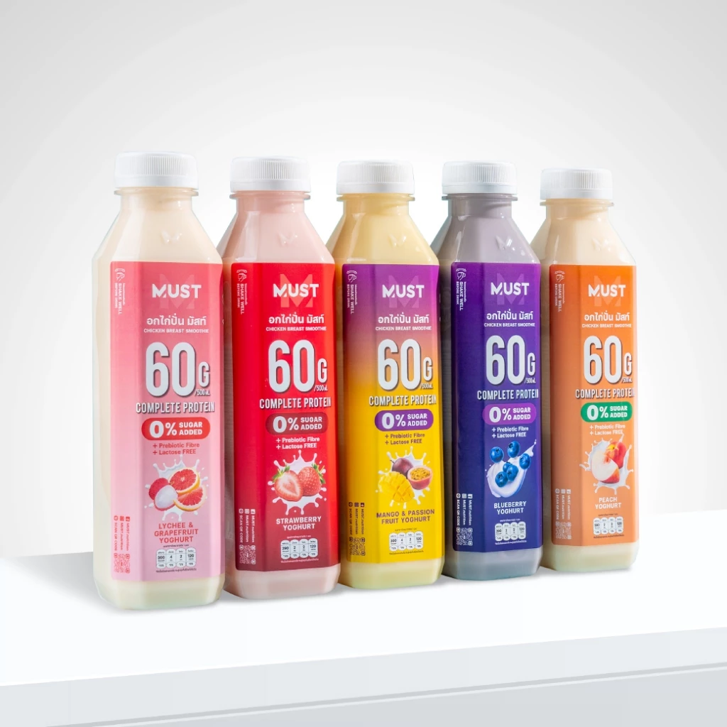 อกไก่ปั่น พาสเจอร์ไรซ์ มัสท์ 500mL (MUST Chicken Smoothie) thumbnail 5