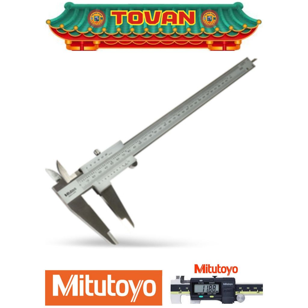 MITUTOYO 530-119 เวอร์เนีย VERNIER CALIPER 12" 0.02 MM/INCH 0-300 mm 1/1000" ของแท้ พร้อมส่ง