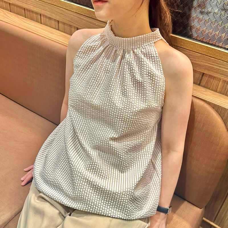 TENSE_co - Ross Halter Top เสื้อกล้ามแขนกุดคล้องคอ 3 สี พร้อมส่ง