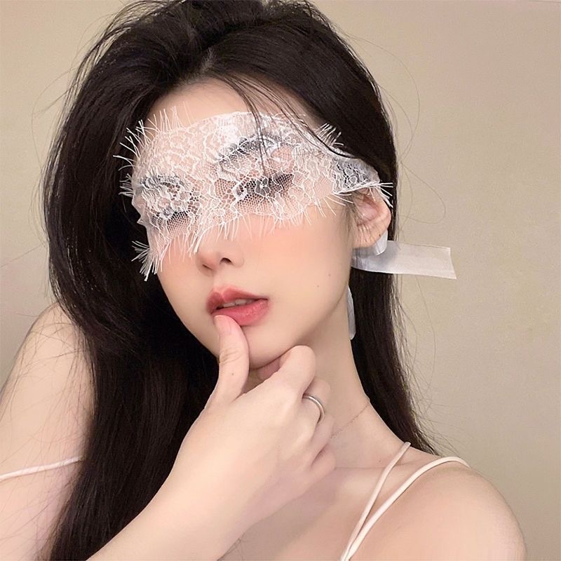 【DarkFangrance】พร้อมส่ง🚚🚚ผ้าปิดตาผู้หญิงเซ็กซี่ปิดตา🖤🤍 ผ้าปิดตาลูกไม้สีดำและสีขาว H3052