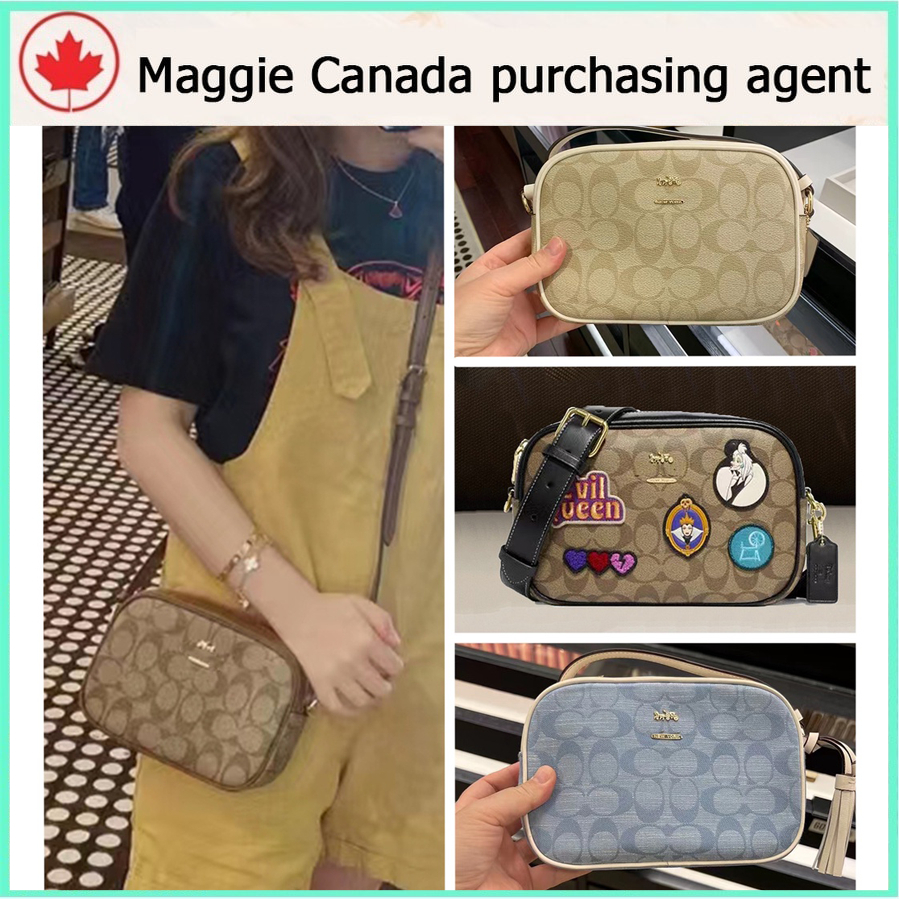 #Maggie Canada# Coach กระเป๋าผู้หญิงรุ่นใหม่ classic logo Disney JAMIE กระเป๋ากล้อง CC151 C9926