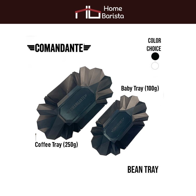 Comandante - Bean Tray (100g) White ถาดเมล็ดกาแฟ