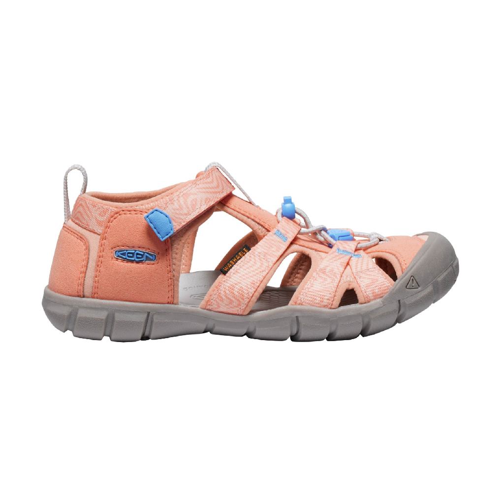 Keen รองเท้าเด็กโต รุ่น Youths' SEACAMP II CNX (PAPAYA PUNCH/MARINA)