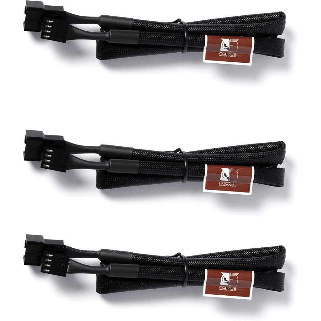 Noctua NA-SEC3, 4-pin Fan Extension Cables (60cm, Black)