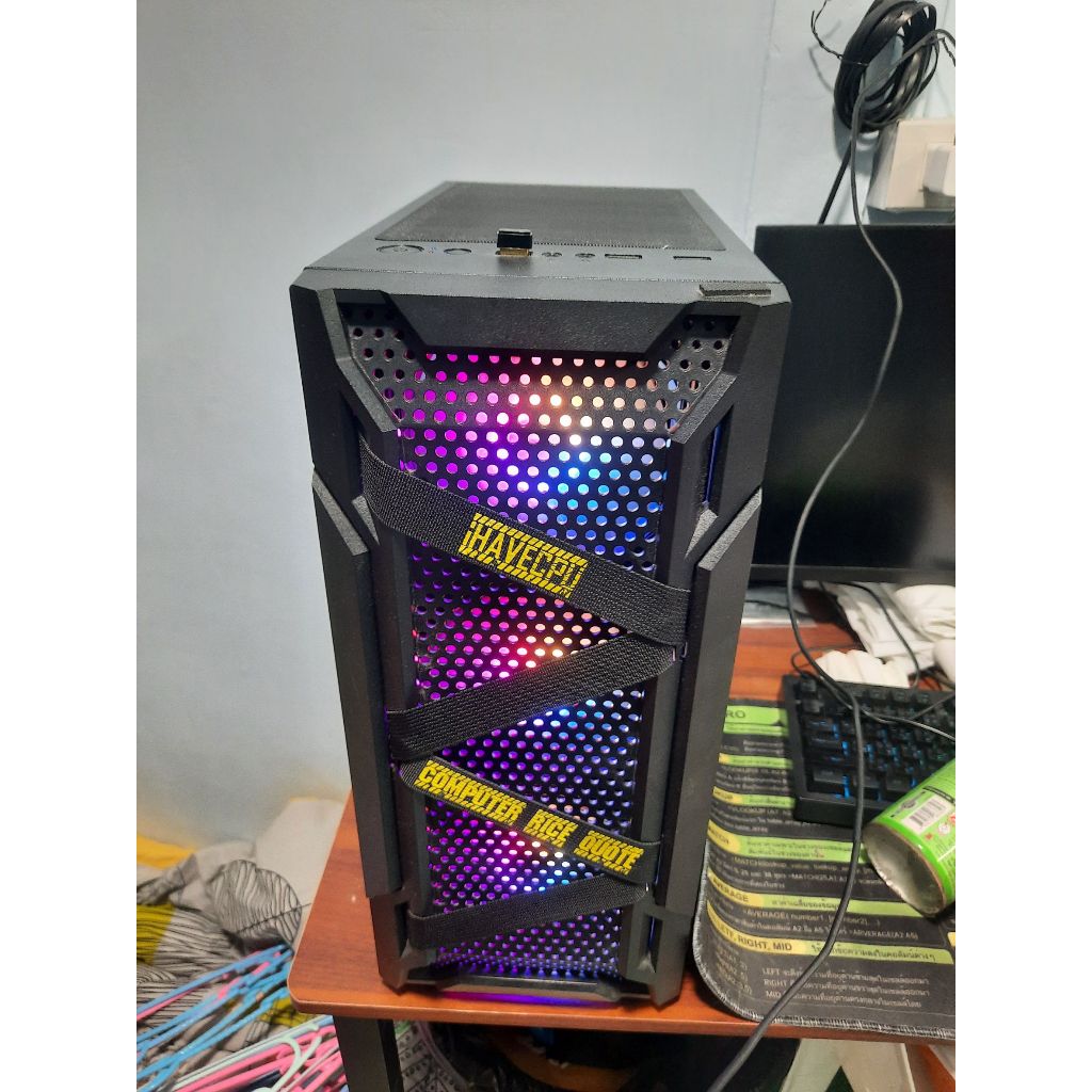 คอมพิวเตอร์ประกอบ I3-12100F 3.3GHz 4C/8T,ASROCK H610M-HDV/M.2R2.0,16GB (8x2X DDR4 3200MHz ,PNY GEFOR