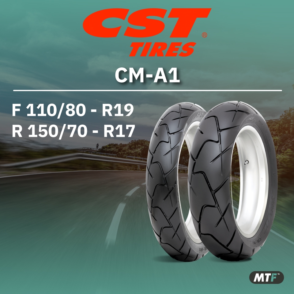 ยาง CST CM - A 1 ขอบ 17  19  ยางรถมอเตอไซค์  GS1250  By Motofiix
