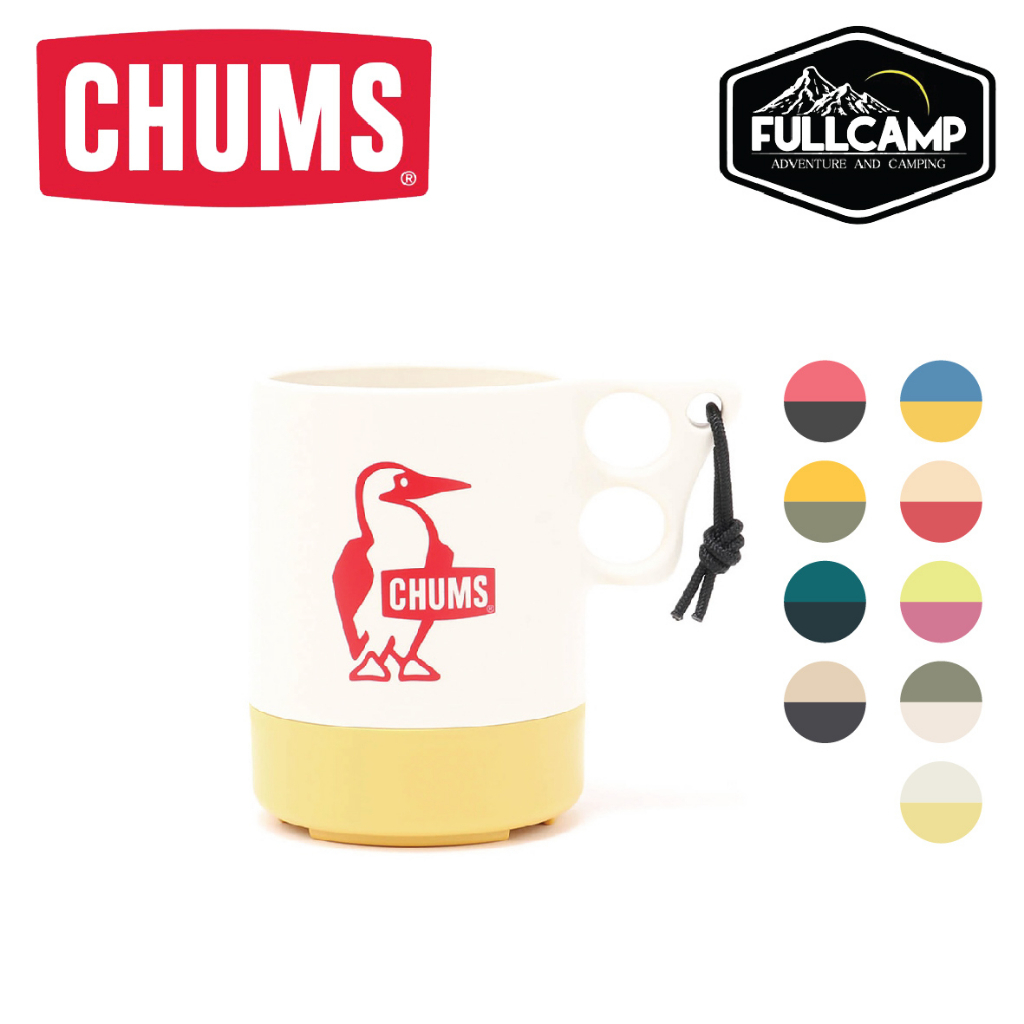 CHUMS Camper Mug Cup Large 550 ml แก้วน้ำแคมป์ปิ้งชัมส์ แก้วสนามเหมาะนำไปตั้งแคมป์ อุปกรณ์แค้มปิ้ง