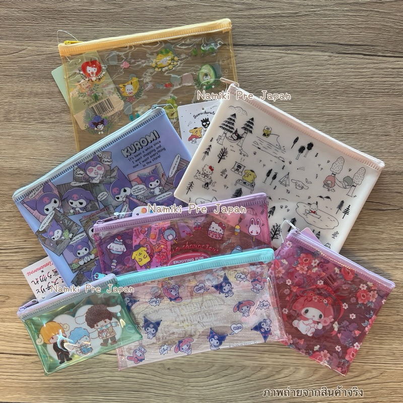 [ของแท้จากญี่ปุ่น🇯🇵] กระเป๋าซิปพลาสติก Sanrio Disney / Multi Case ราคาน่ารัก