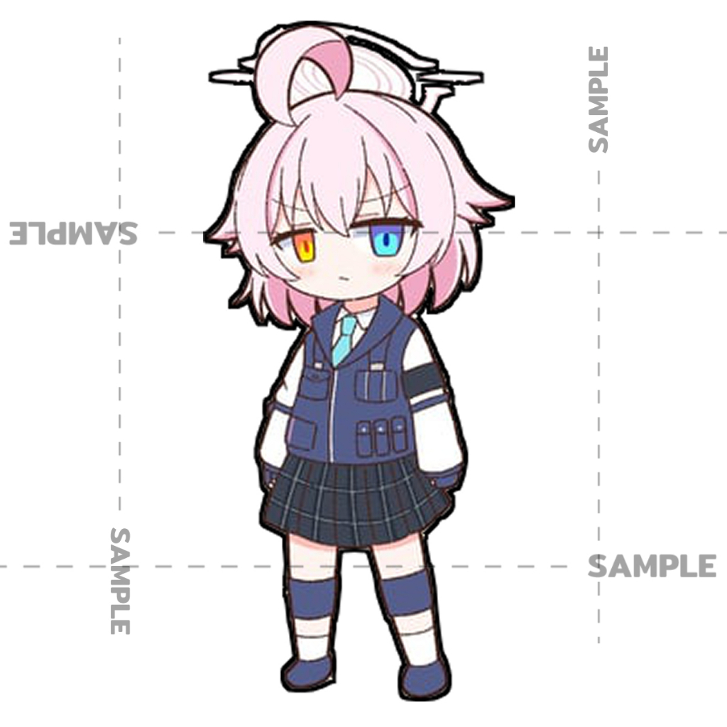 Hoshino Blue Archive สติ๊กเกอร์ 2 แผ่น 4 แบบ Blue Archive Stickers takanashi hoshino ลุงโฮ เวอร์ 4 ส