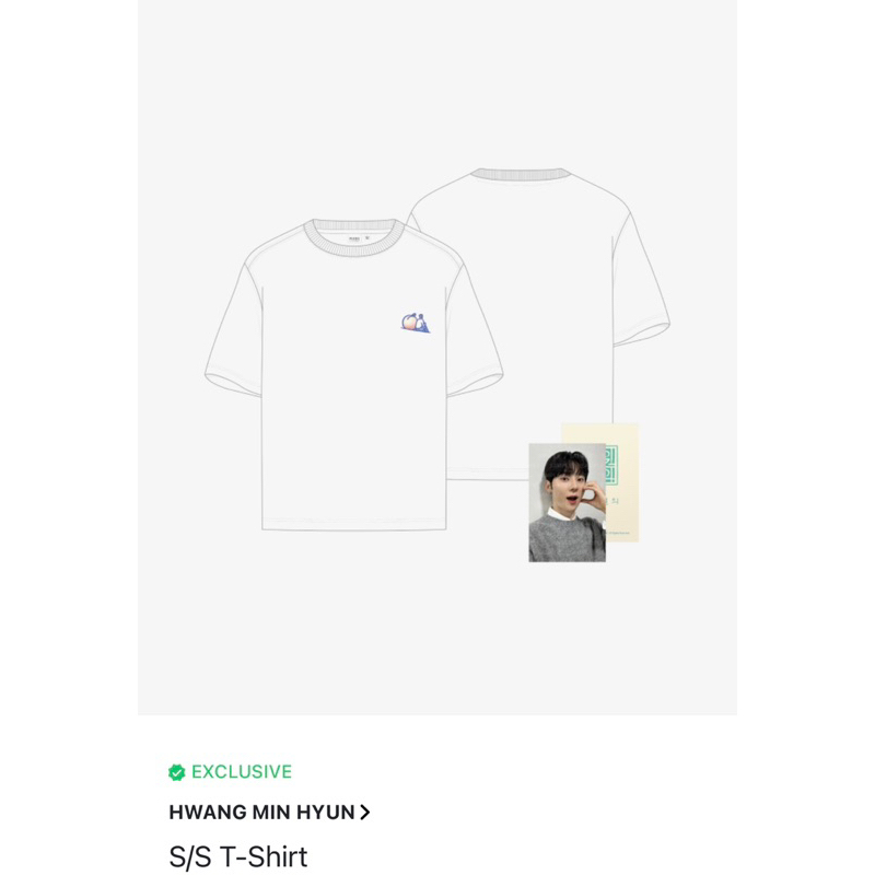 HWANG MINHYUN < The Peach Garden > MD S/S เสื้อยืด Size L