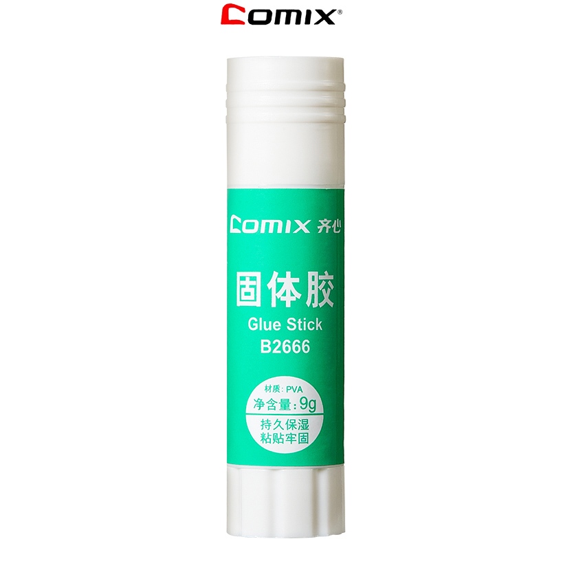 Comix B2644/B2654/B2666 กาวแท่ง 9/15/21กรัม Glue Stick ติดแน่น แห้งเร็ว