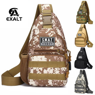 กระเป๋าคาดอกผู้ชาย มีหลายช่องให้จุของ เนื้อผ้าอ็อกซ์ฟอร์ด กั…