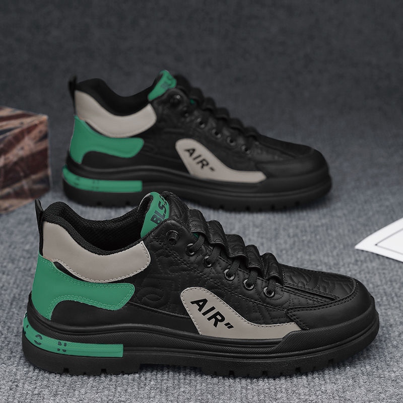 Luckkyshoes โคตรเท่ห์ รองเท้าผ้าใบคุณผู้ชาย ดีไซน์แฟชั่นมากๆ บอกเลยว่าเห็นปุ๊ปต้องกดสั่งเพราะดีไซน์มันสวยวัสดุหนังเทียม