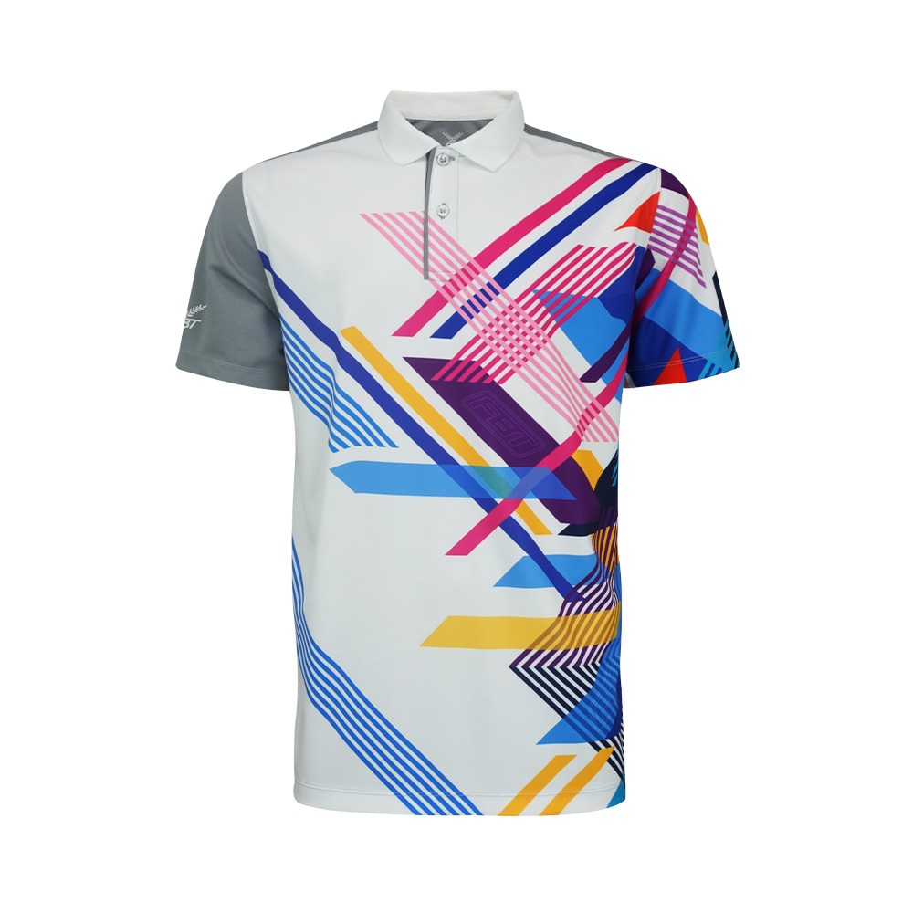 [ชาย/หญิง XS-2XL] FBT เสื้อโปโล พิมพ์ลาย เสื้อคอปก แขนสั้น ยูนิฟอร์ม รหัส A2C422