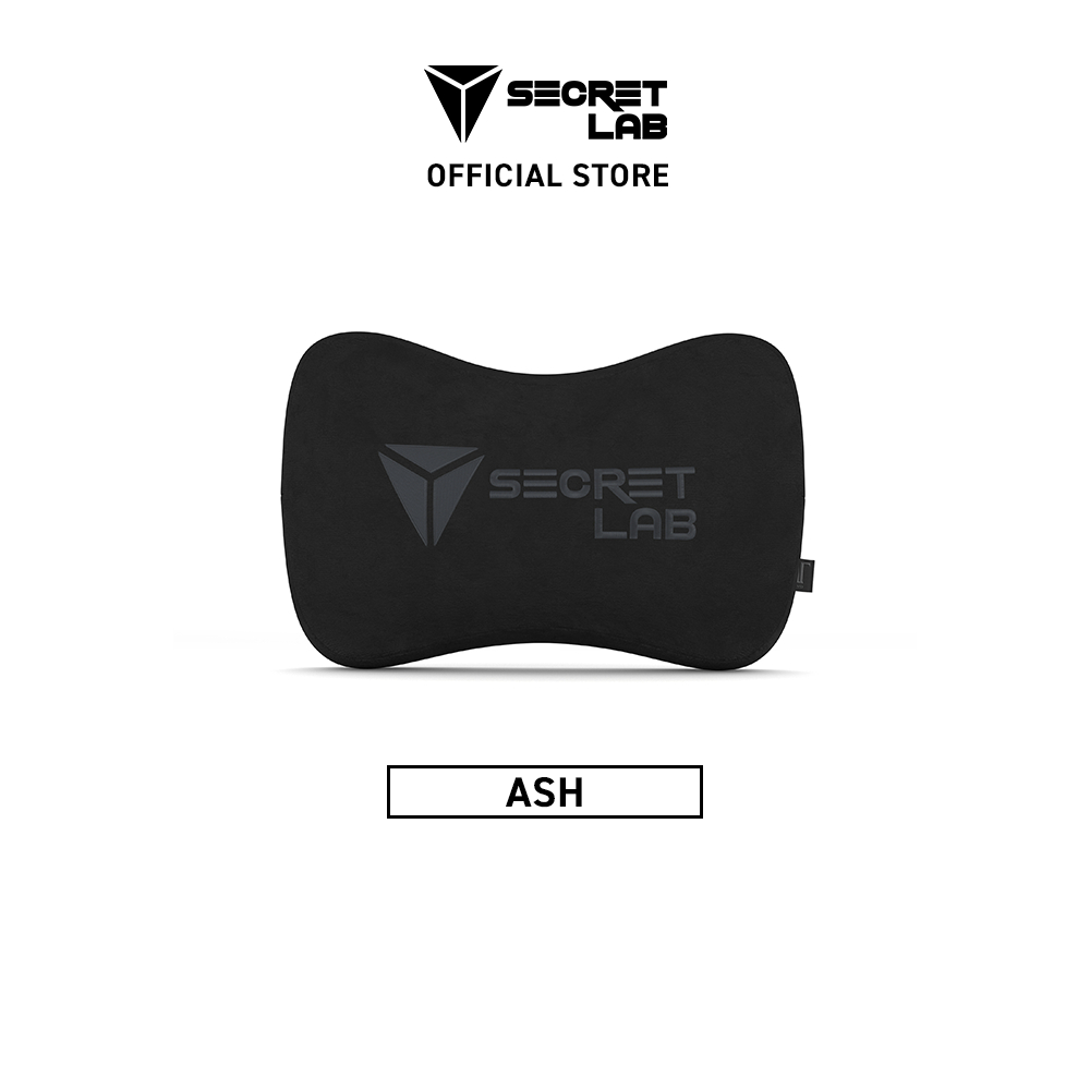 Secretlab Magnetic Memory Foam Head Pillow หมอนรองศีรษะแม่เหล็กเมมโมรี่โฟม — สีเทา (Ash)
