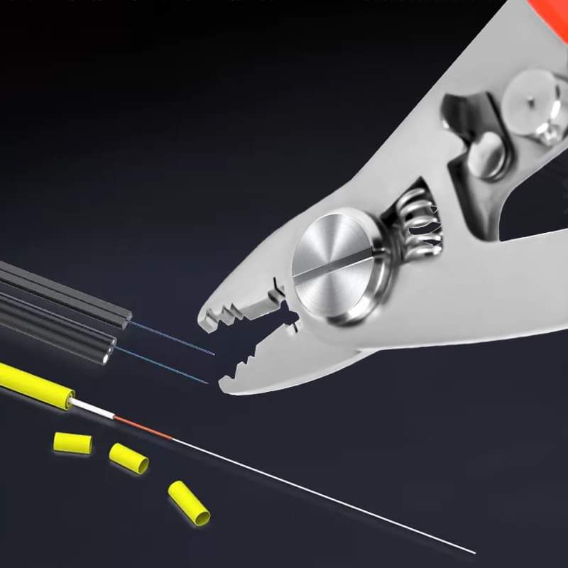 Optical  fiber stripper CFS-4/CFS-6 (คีมปอกสายไฟเบอร์ 4 ร่อง และรุ่น6 ร่อง รุ่นใหม่)  วัสดุ : สแตนเลส สตีล - รูปที่ 2