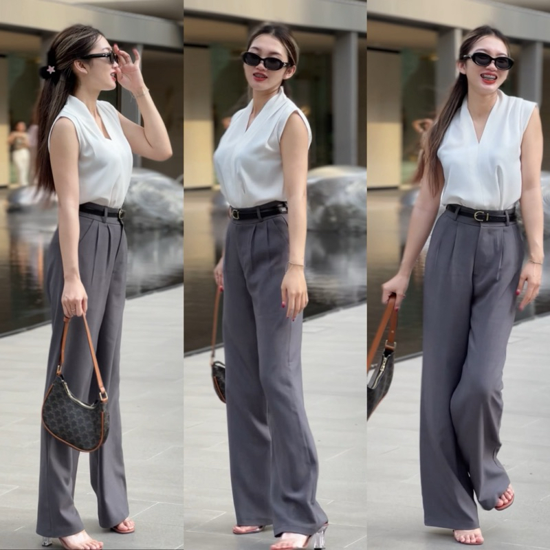 กางเกงขากระบอก (KC01)