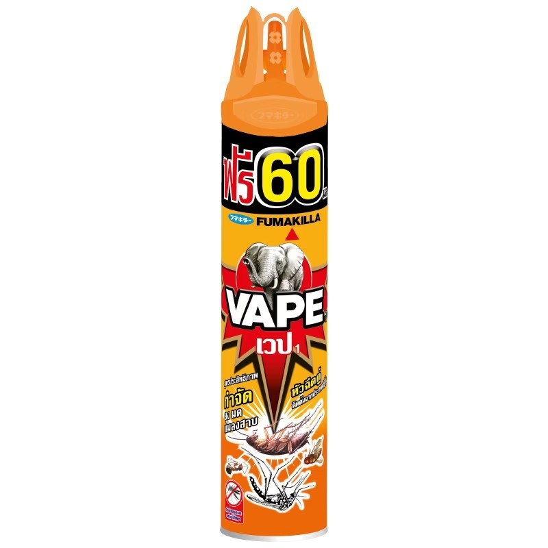 Vape Aerosol 1 Insecticide Spray เวป แอโรซอล 1สเปร์ กำจัดยุงและแมลง ขนาด 660 มล.