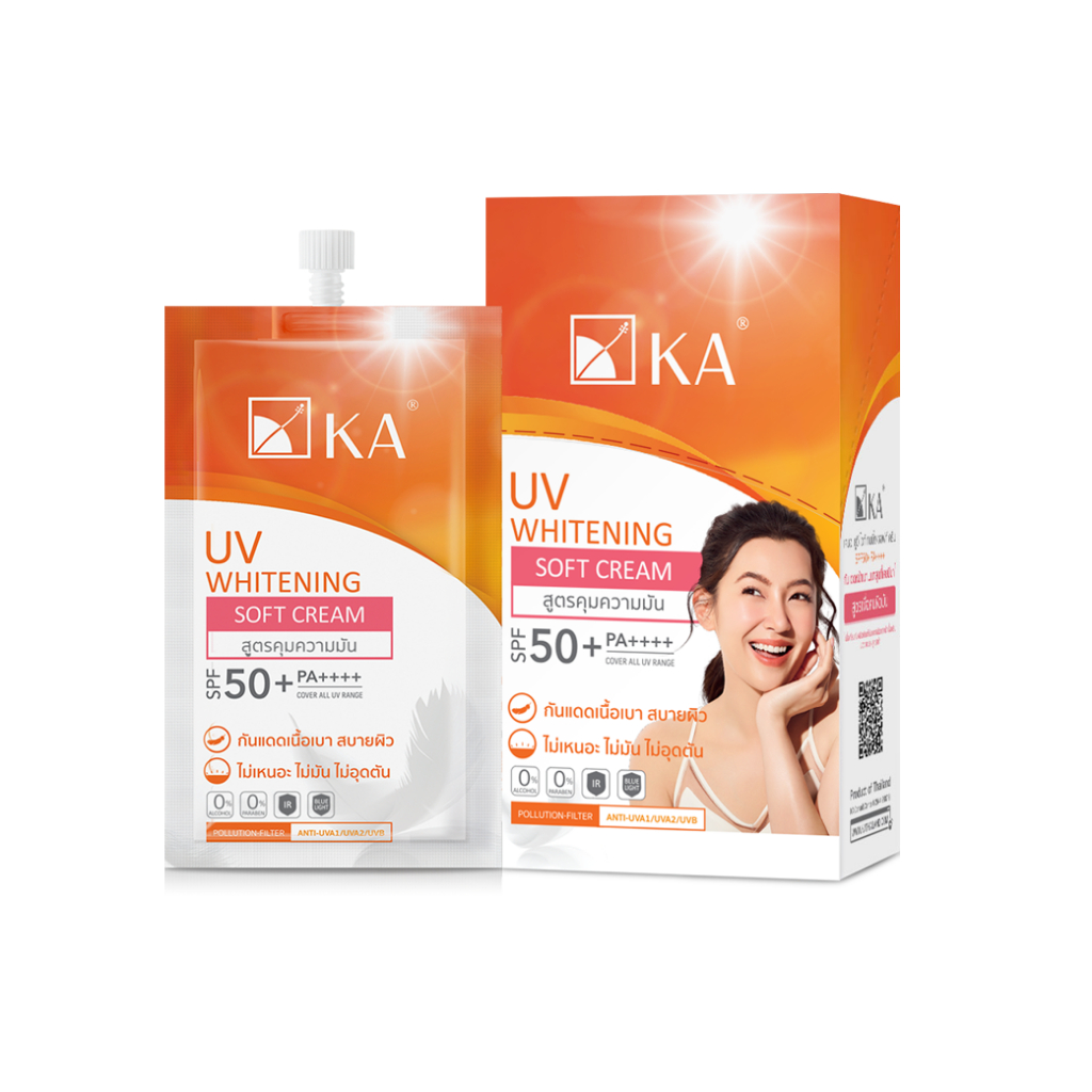 ซอง7g กันแดด เคเอ ยูวี ไวท์เทนนิ่ง ซอฟท์ ครีม SPF50+ PA++++ KA UV Whitening Soft Cream