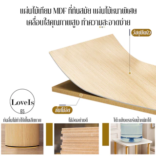 🌼COD🌼โต๊ะกลางทรงกลม วางหน้าโซฟา รับแขก พร้อมชั้นวางด้านล่าง โต๊ะกาแฟ โต๊ะข้างเตียง
