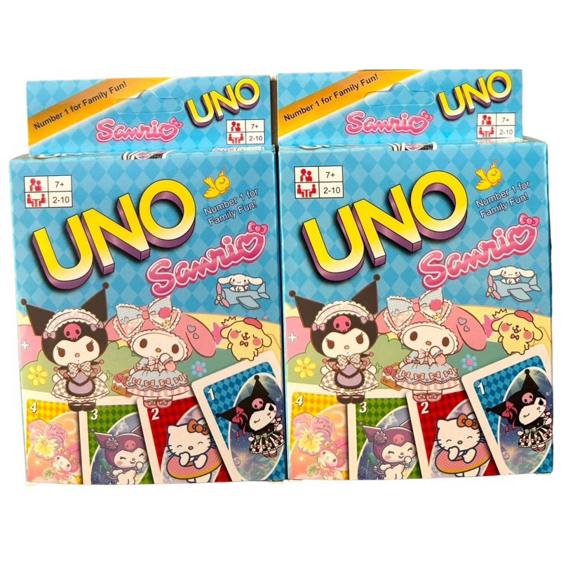 ไพ่อูโน่ Sandio การ์ดอูโน่ ลายสุดพิเศษสำหรับเด็ก ครอบครัว