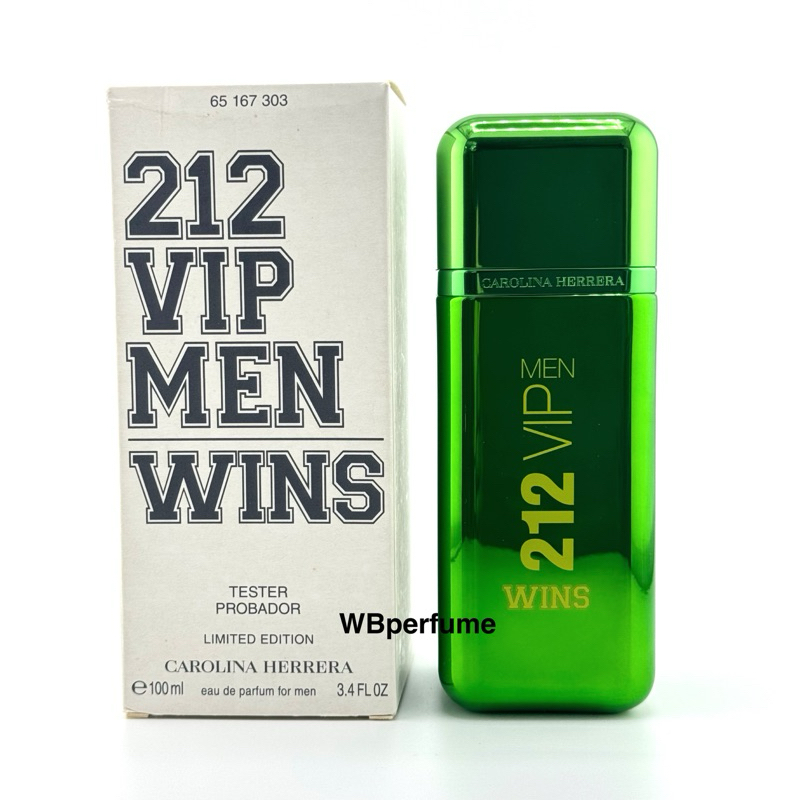 น้ำหอม 212 VIP Men Wins Carolina Herrera for men limited edp 100ml Tester