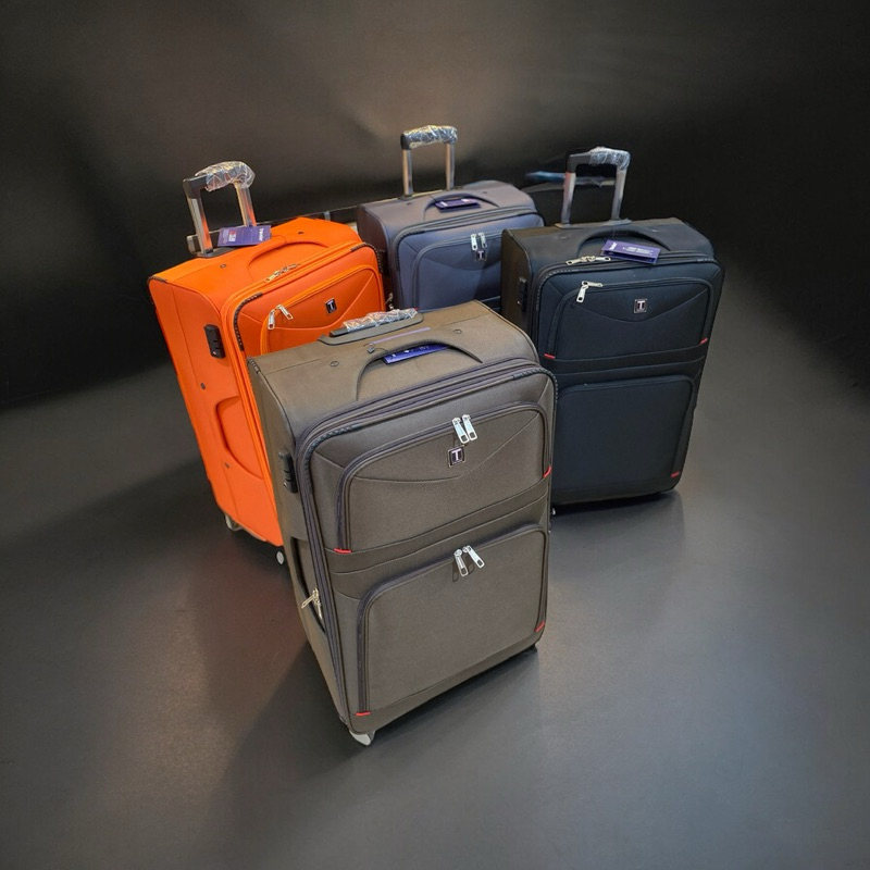 กระเป๋าเดินทางล้อลาก ซิปกันแตก ล๊อคTSAแท้ 20/24/28“ ผ้าออกฟอร์ดกันน้ำ ล้อคุณภาพดี เดินทางต่างประเทศได้ สวยทน