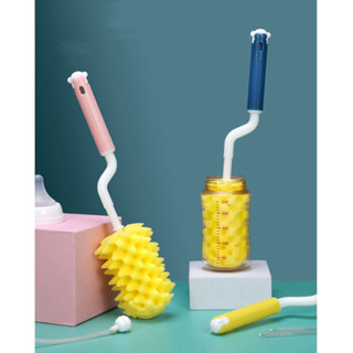 🇹🇭🇹🇭พร้อมส่งในไทย🇹🇭🇹🇭 แปรงล้างขวดหัวฟองน้ำหนานุ่ม