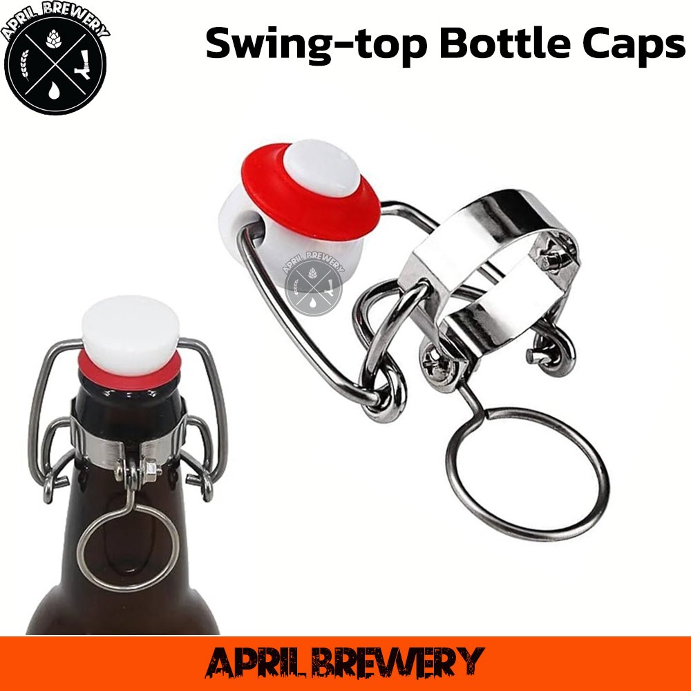 ฝา Swing cap จุกปิดขวด Swing Top Beer Bottle Caps จุกปิดขวดไวน์ เบียร์ 10ชิ้น