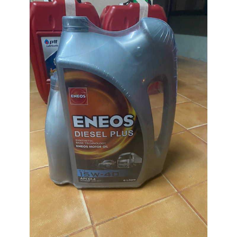 ENEOS Diesel Plus 15W-40 - เอเนออส ดีเซล พลัส 15W-40 น้ำมันเครื่องยนต์ดีเซล 6ลิตร แถม 1ลิตร